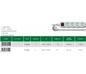 5 m 4 gniazda z wyłącznikiem
